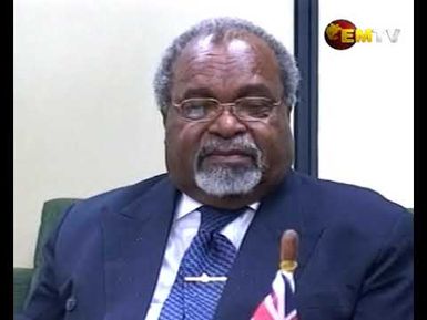 GRAND CHIEF SIR MICHAEL SOMARE'S POLITICAL RECORD