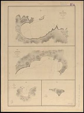 Bay of Massefao, island of Tutuila ; Bay of Fagaitui, island of Tutuila ; Sketch of Aluau Bay, 1839 ; Sketch of Anuu Island, 1839