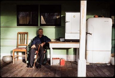 [Shorty Sutherland, Lowburn camping ground, Central Otago]