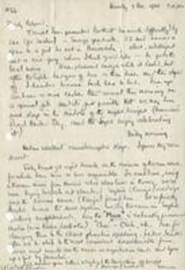 Letter from Warren Johnston to Bobby [Letter 113]