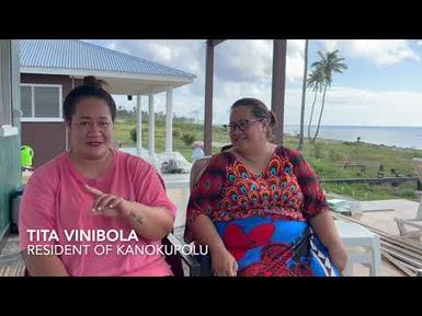 Tita Vinibola recalls the Hunga eruption and tsunami