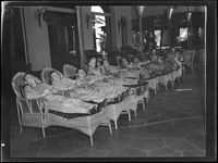 [Servicemen relaxing at Royal Hawaiian Hotel]