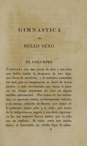 Gimnastica del bello sexo, o Ensayos sobre la education fisica de las jovenes