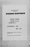 Patrol Reports. Chimbu District, Gumine, 1969 - 1970