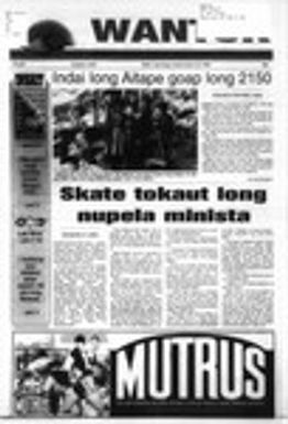 Wantok Niuspepa--Issue No. 1257 (July 30, 1998)