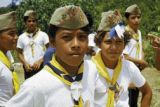 Federated States of Micronesia, Boy Scouts at airport on Yap Island