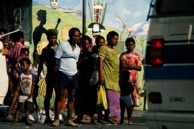 Papua New Guinea: Bus Stop