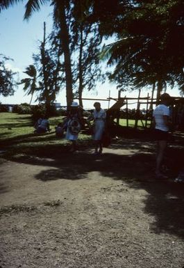 Setting up stalls, Nuku'alofa domain