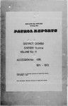 Patrol Reports. Chimbu District, Gumine, 1971 - 1972