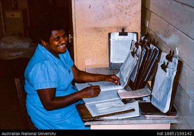 Tuosurabe, New Hebridean nurse, Paton Memorial Hospital