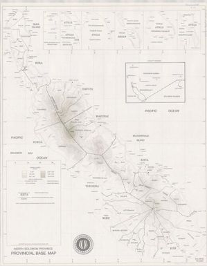 North Solomon Province, provincial base map