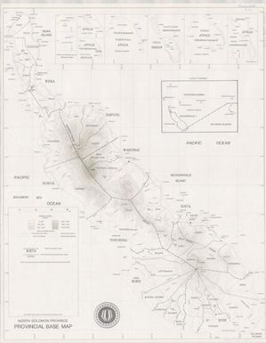 North Solomon Province, provincial base map