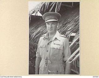 CAPE WOM, WEWAK AREA, NEW GUINEA. 1945-10-13. LIEUTENANT COLONEL L.J. LOUGHRAN, G1, HEADQUARTERS 6 DIVISION