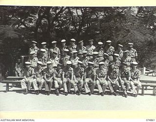 PORT MORESBY, PAPUA. 1944-07-28. RATINGS OF THE ENGINEROOM DIVISION OF THE RAN SHORE STATION, THE HMAS "BASILISK"