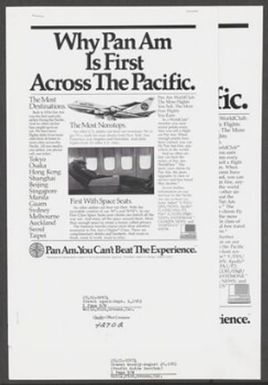 Why Pan Am Is First Across The Pacific.