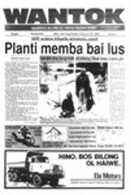 Wantok Niuspepa--Issue No. 0921 (February 27, 1992)