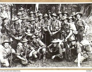 RAMU VALLEY, NEW GUINEA. 1944-01-16. PERSONNEL OF NO. 12 PLATOON, "B" COMPANY, 57/60TH INFANTRY BATTALION