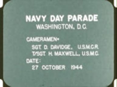 USMC 103337: Navy Day Parade, 1944