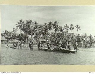 1943-02-02. NEW GUINEA. "JAP-MAN, HE GONE TAUBADA." IS NOW THE PASSWORD ALONG THE JUNGLE TRACKS OF THE PAPUAN COAST NOW, THE NATIVES KNOW BY BUSH TELEGRAPH INSTINCT, OR "MISSION TALK ENGLISH" THAT ..
