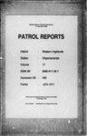 Patrol Reports. Western Highlands District, Wapenamanda, 1970 - 1971