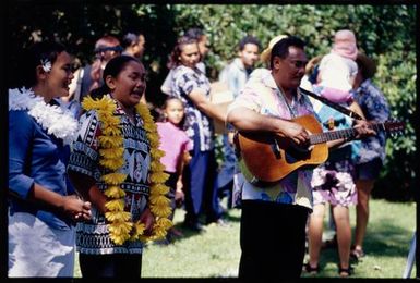 Performers at Pasifika Festival, Western Springs