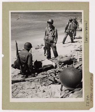 First Aid on the Beach of Eniwetok
