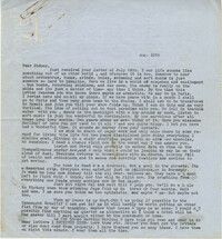 Letter from Gertrude Sanford Legendre, August 10, 1944