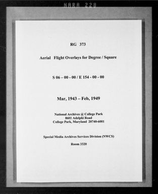 Overlay indexes for degree square 06S154E