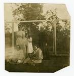 Group portrait of Bessie Stodart, Ger Gair, Kittie Kebbell, Marjory Kebbell and Nina Stodart, 1899