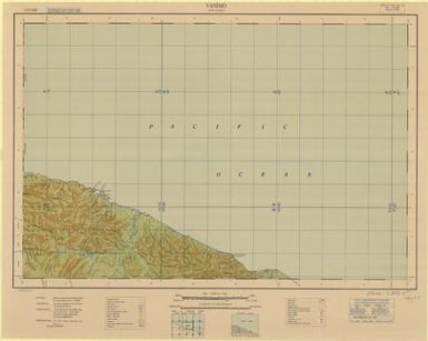 Vanimo, New Guinea / compilation, 1 Aust Mob Litho Sec (AIF), Aust Svy Corps, from 1 inch maps produced by Base Map Plant US Army GHQ SWPA ; reproduction, 2/1 Aust Army Topo Svy Coy