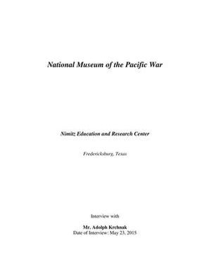 Oral History Interview with Adolph Krchnak, May 23, 2015