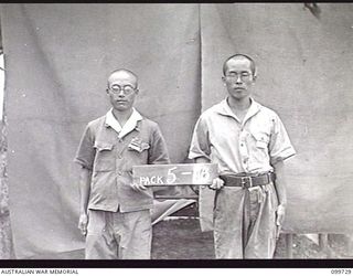 RABAUL, NEW BRITAIN, 1946-02-05. IDENTIFICATION PHOTOGRAPH OF SUSPECTED JAPANESE WAR CRIMINALS