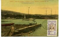 Tahiti - Rade de Papeete - Arrivée du Cotre "Moorea", courrier des Iles