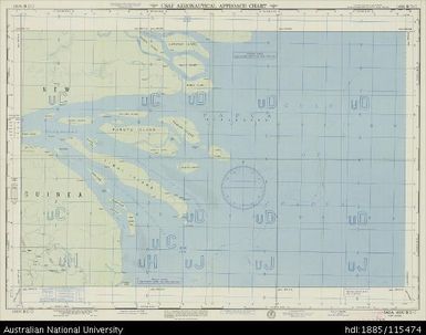 Papua New Guinea, New Guinea, Iasa, Aeronautical Approach Chart Series, Sheet 1097 B-I-G, 1955, 1:250 000