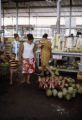 French Polynesia, people shopping at Papeete market