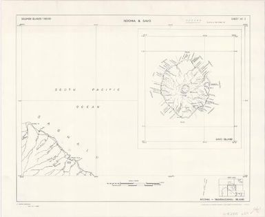 Solomon Islands 1:50,000: Ndoma & Savo (Sheet 2)