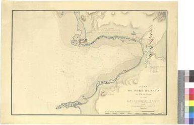 ["Plan du port d'Umata [Material cartográfico] : sur l'ile de Guam", "UMATAC (Guam) (Puerto). Cartas náuticas (1819). 1:8818", "UMATAC (Guam) (Port). Nautical letters (1819). 1: 8818"]