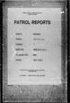 Patrol Reports. Western District, Morehead, 1961 - 1962