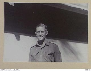 JACQUINOT BAY, NEW BRITAIN. 1945-05-18. CAPTAIN A.T.P. BURT, FIELD SECURITY SECTION, HEADQUARTERS 5 DIVISION