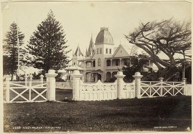 King's Palace, Nuku'alofa, Tongatapu - Photograph taken by Burton Brothers