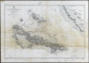 South Pacific Ocean, Solomon Islands, Guadalcanal and Florida Is. with a portion of Malaita I. from British surveys to 1912