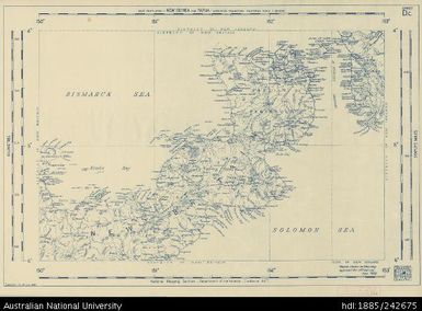 Papua New Guinea, New Guinea and Papua, Base Compilation, Base Compilation Series, Sheet D.c., 1952, 1:600 000