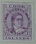 Stamp: Cook Islands One and a Half Pence