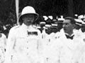 Governor General Fergusson inspects Cook Islands troops