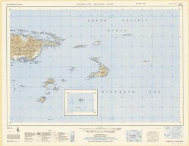 New Guinea 1:250,000 (Admiralty Islands East ; SA 55-11 ; 1965)
