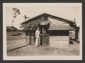 [Henry J. Cates Jr. in Front of Water Supply, #2]