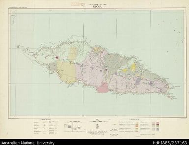 Samoa, New Zealand Geological Survey - Upolu, 1958, 1:100 000