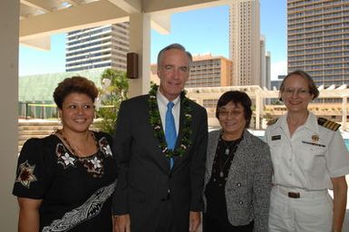 [Assignment: 48-DPA-09-29-08_SOI_K_Isl_Conf_Group] Group photos: participants in the Insular Areas Health Summit [("The Future of Health Care in the Insular Areas: A Leaders Summit") at the Marriott Hotel in] Honolulu, Hawaii, where Interior Secretary Dirk Kempthorne [joined senior federal health officials and leaders of the U.S. territories and freely associated states to discuss strategies and initiatives for advancing health care in those communinties [48-DPA-09-29-08_SOI_K_Isl_Conf_Group_DOI_0645.JPG]