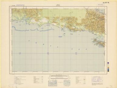 Abau, New Guinea / reproduction, LHQ Cartographic Coy, Aust Svy Corps May 45