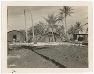 [Photography lab building at military camp, Saipan]